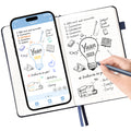 Digital Pen Writing Set, Smart Pen for Note Taking with Notebook Blue