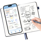 Digital Pen Writing Set, Smart Pen for Note Taking with Notebook Blue