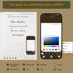 Sync Smart Notebook with Pen for Note Taking, Smartpen Writting Set A4